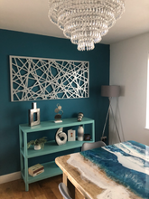 Load image into Gallery viewer, Bespoke Lattice Metal Wall Art