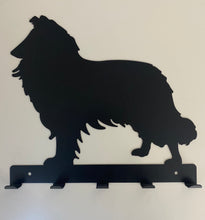 Load image into Gallery viewer, Large Personalised Rough Collie Dog Lead / Key Holder