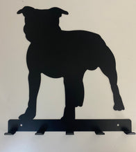 Load image into Gallery viewer, Large Personalised Staffordshire Bull Terrier Dog Lead / Key Holder
