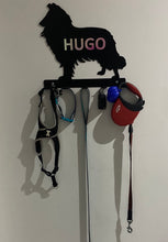 Load image into Gallery viewer, Large Personalised Rough Collie Dog Lead / Key Holder