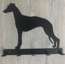 Load image into Gallery viewer, CLarge Personalised Lurcher Dog Lead / Key Holder