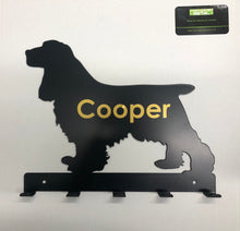 Load image into Gallery viewer, Large Personalised Cocker Spaniel Dog Lead / Key Holder
