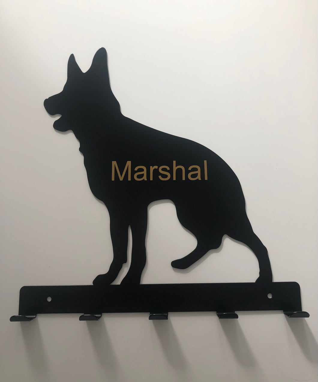 Large Personalised German Shepherd Dog Lead / Key Holder