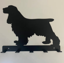 Load image into Gallery viewer, Large Personalised Cocker Spaniel Dog Lead / Key Holder
