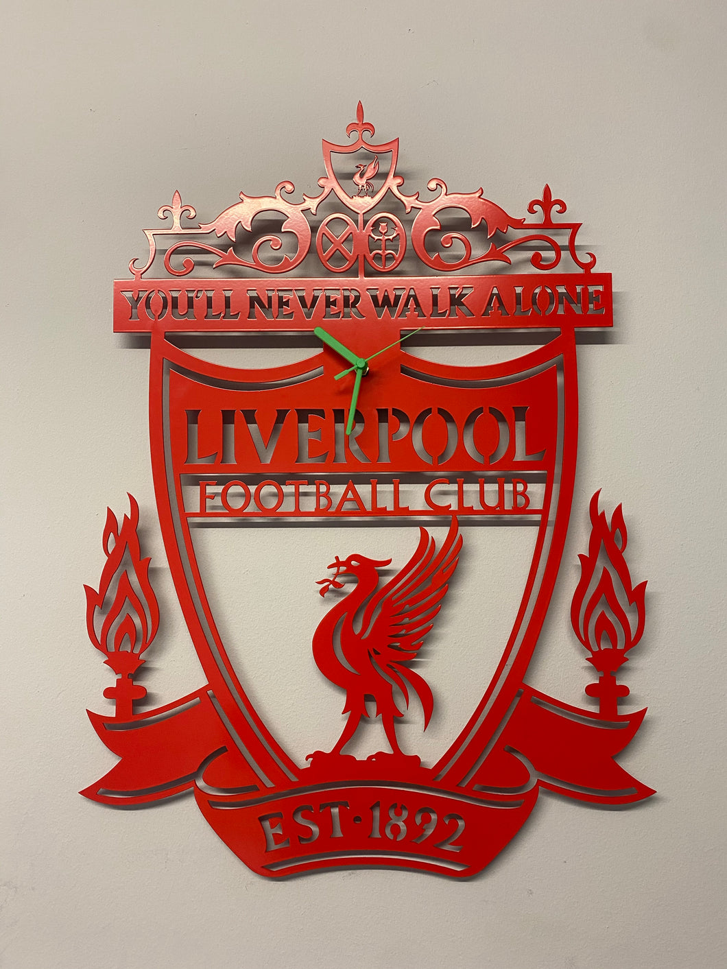 Large Liverpool Football Club Clock