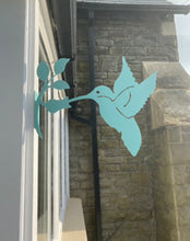 Load image into Gallery viewer, Hummingbird Garden Hanging Sculpture
