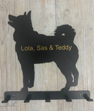 Load image into Gallery viewer, Large Personalised Husky Lead / Key Holder
